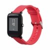 Pulseira Silicone Colorida 20mm Flexível Xiaomi Amazfit Bip - Vermelha