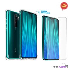 Capa Antishock Xiaomi Redmi Note 8 Pro + Película Vidro 3D - comprar online