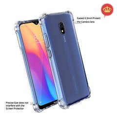 Capa Antishock Chuva Corações Rosa Xiaomi Redmi 8A Flexível na internet