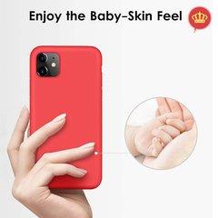 Capa de Silicone Preta + Vermelha iPhone 11 Pro Max - loja online