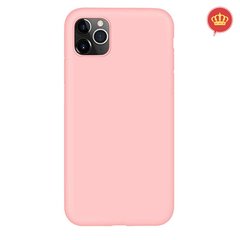 Capa Rosa Claro Silicone Flexível iPhone 11 Pro Max + Película 5D Nano - comprar online