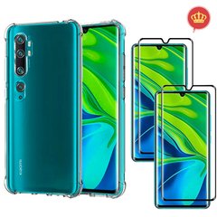 Capa Capinha Anti Shock Xiaomi Mi Note 10 + 2x Película 3D Vidro Temperado