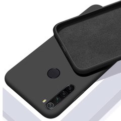 Capa Preta Xiaomi Redmi Note 8T Silicone Macio + Forro Interno - loja online