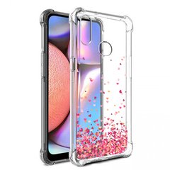 Capa Corações Anti Shock Galaxy A10S + Película Vidro 3D