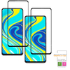 Kit 2x Película 5D Flexível Xiaomi Redmi Note 9 Pro + Kit Aplicação