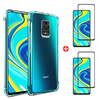 Kit Capa Anti Queda Redmi Note 9 Pro + 2x Películas 5D Nano Flexível