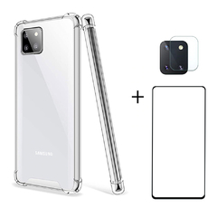 Capa Anti Impactos + Película 5D Nano + Película Camera Galaxy Note 10 Lite