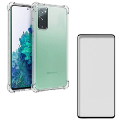 Capa Anti Quedas Galaxy S20 Fe + Película 5D Nano Flexível
