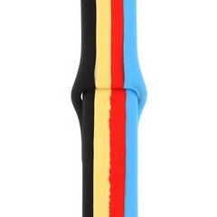 Pulseira Silicone Multicolor Compatível Apple Watch 38 40 42 44mm na internet
