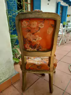 Poltrona Antigua Estilo Francés - tienda online