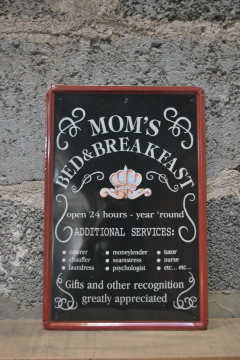 Cartel Decorativo Mom´s