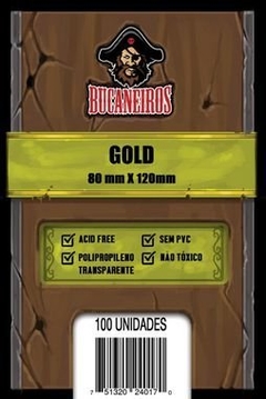 Sleeve Gold (80x120) - Bucaneiros