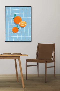 Print NARANJAS enmarcado - 30x40 - comprar online