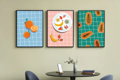Print NARANJAS enmarcado - 30x40 en internet