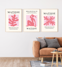 TRIPTICO MATISSE - Rosa intenso - comprar online