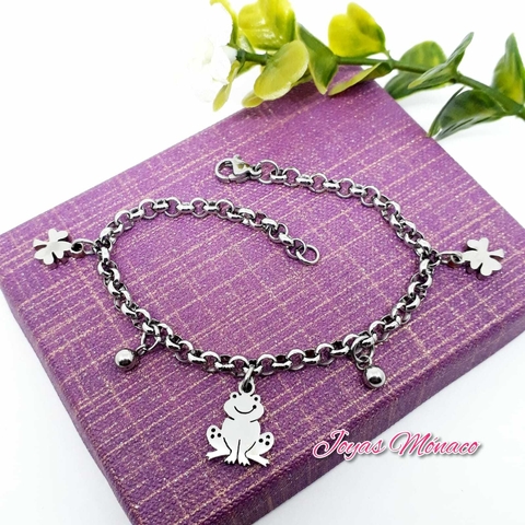 PULSERA SAPITO Y TRÈBOLES