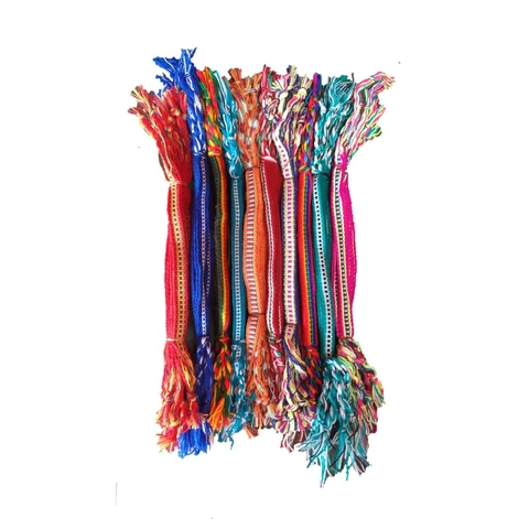 Pulseira colorida hippie jamaica kit com 6 peças