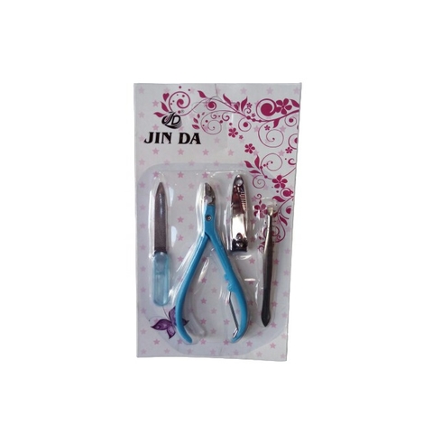 Alicate de unhas conjunto com 4 peças