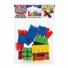 Bloco bloquinho de montar com 16 peças - comprar online