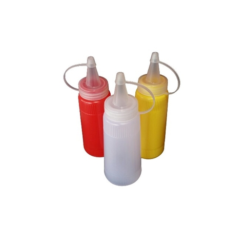 Bisnaga para catchup,mostarda,maionese kit com 3 peças