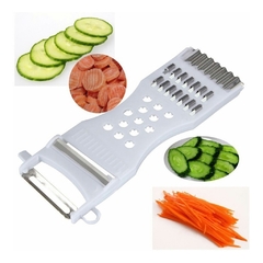 Descascador fatiador de legumes frutas kit com 2 - Bijuterias Firmesa