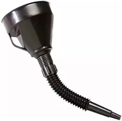 FUNIL DE PLASTICO MULTIUSO COM BICO FLEXIVEL COM PENEIRA - Bijuterias Firmesa