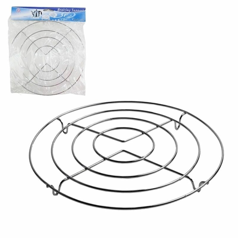 Descanço de panela redondo kit com 4 peças 20 cm porta panelas