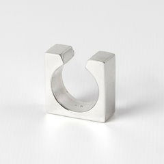 ANILLO FLOW BRIO - PLATA 950 - comprar online