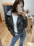 CAMPERA DE CUERO BRUNO - comprar online