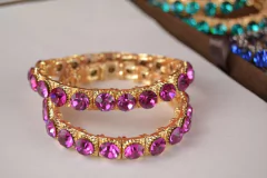 Pulseira com strass Colors New York on internet