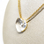 Conjunto Coração Cristal Facetado Folheado a Ouro 18k - loja online