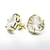 Conjunto Coração Cristal Facetado Folheado a Ouro 18k na internet