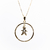 Pingente Menino Folheado a Ouro 18k