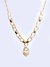 Conjunto Folheado a Ouro 18k - Coração Cravejado de Zircônias - comprar online
