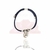 Pulseira de signo regulável cristal- banhada a ródio branco - Leão