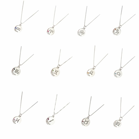 Colar Signos Corrente 55 cm-Banhado Platina - comprar online