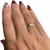 Anel Sextavado Liso banhado a platina - comprar online