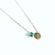 Escapulário signo pedra verde banhado a ouro 18k - comprar online