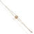 Pulseira Espirito Santo cravejado banhada a ouro 18k
