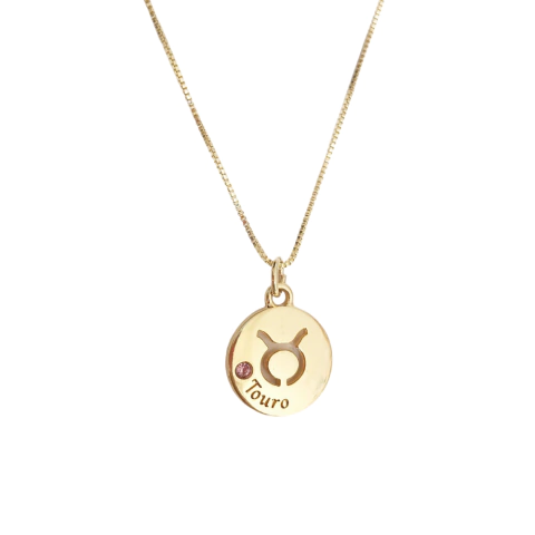 Imagem do Colar Signos Corrente 55 cm-Banhado Ouro 18k