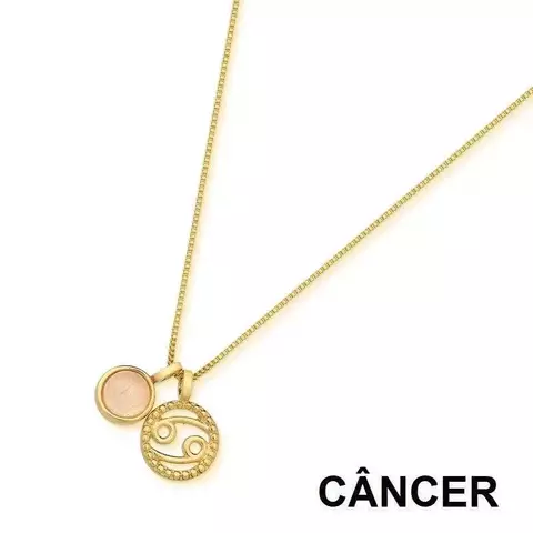 Colar Zodiac Signo Câncer