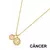 Colar Zodiac Signo Câncer