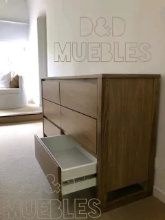 Comoda De Petiribi 6 Cajones 1,40 X 0,40 X 0,90 D&d Muebles. - comprar online