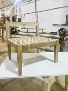 Silla Matera Tejida En Hilo Craft en internet