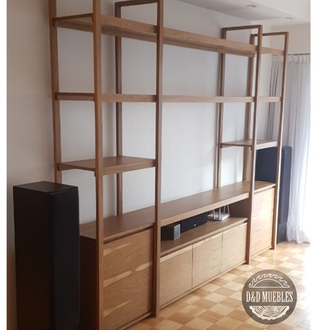 Rack Tv Biblioteca De Petiribi
