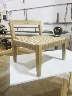 Silla Matera Tejida En Hilo Craft - tienda online