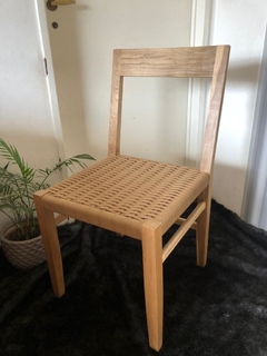 Silla De Petiribi con Cabo Náutico Negro o Marron. - D&D Muebles