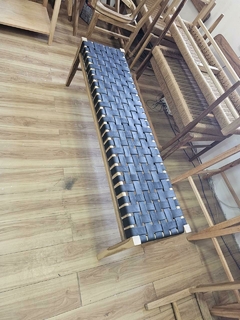 Imagen de Banco De Petiribi Doble o Pie De Cama Con Cuero En 120 cm