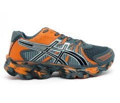 Tênis Asics Gel Sendai Grafite e Laranja