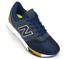 Tênis New Balance 247 Revlite Azul e Caramelo